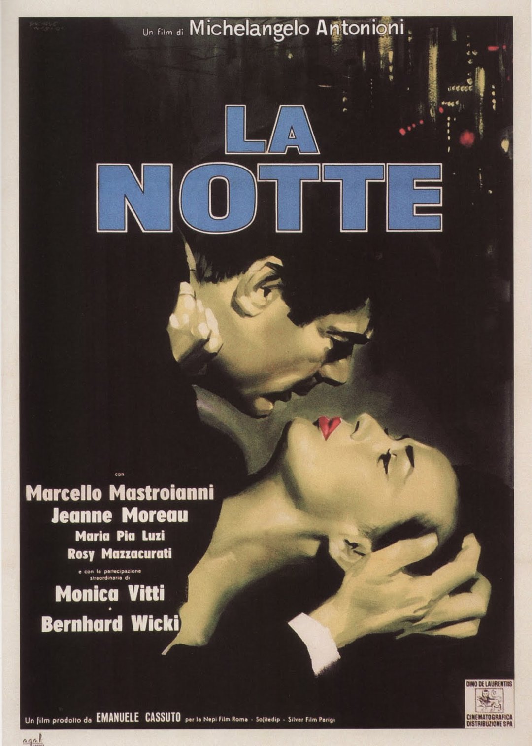 Ночь (фильм, 1961) — актеры, трейлер, фото