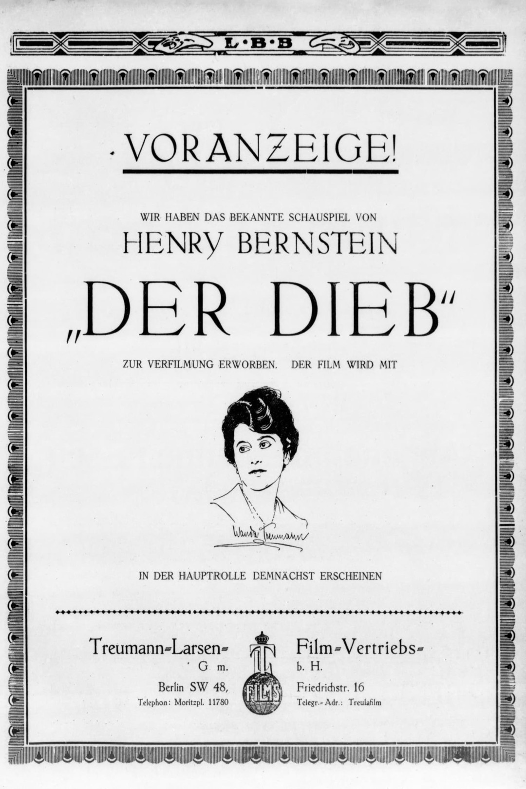 Der Dieb (movie, 1918)