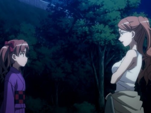 TV Show "A Certain Scientific Railgun" (2009 – 2020): 1 season, 21 episode — "Koe" 500x375